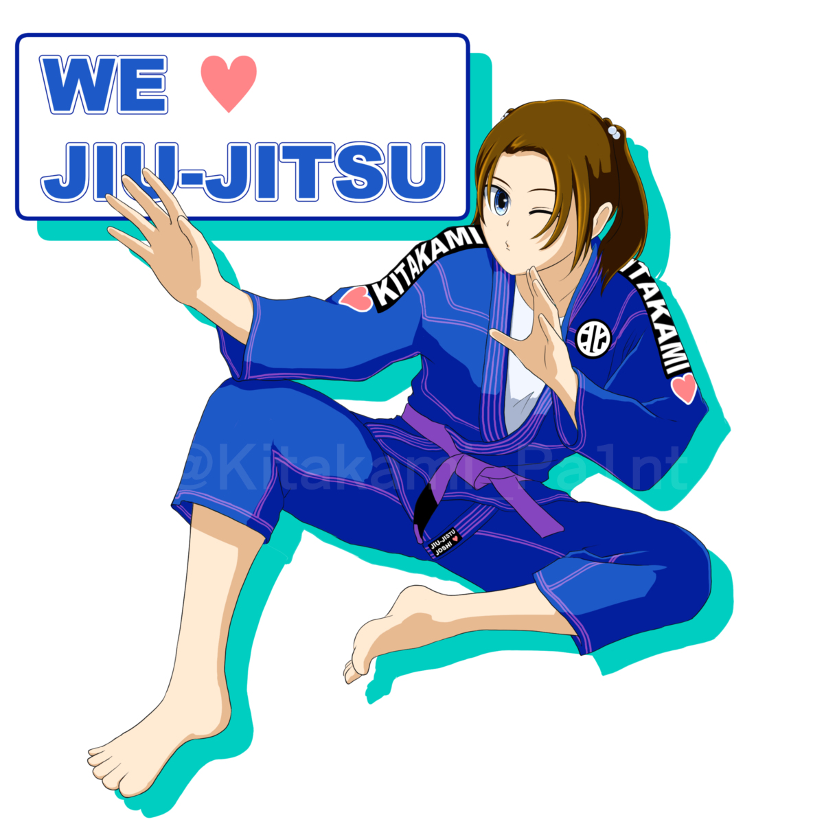 we love Jiu Jitsu girl