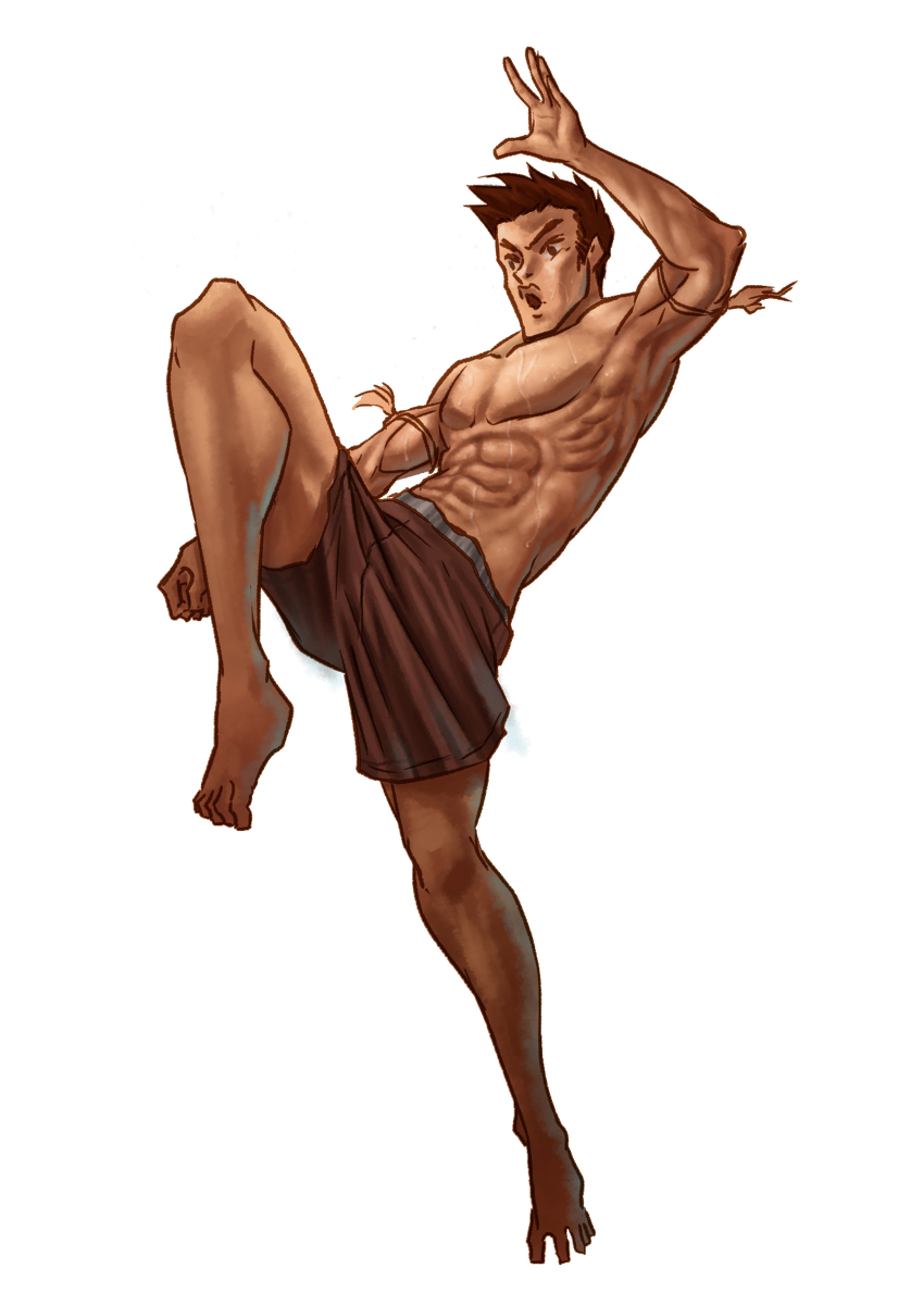 Muay Thai fighter 