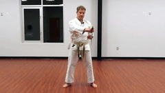 Performing a Kata slowly can actually improve muscle control, especially in Kata such as Seinchin with deep rooted stances. The slow performance helps deepen your understanding of the bunkai, or meaning of the movements and let's your mind run multiple scenarios over the course of them. Performing a kata slowly helps you stop rushing through a kata and developing sloppy habits.
