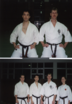 Sensei Steven Johnson with NKKF in Yokosuka Japan
