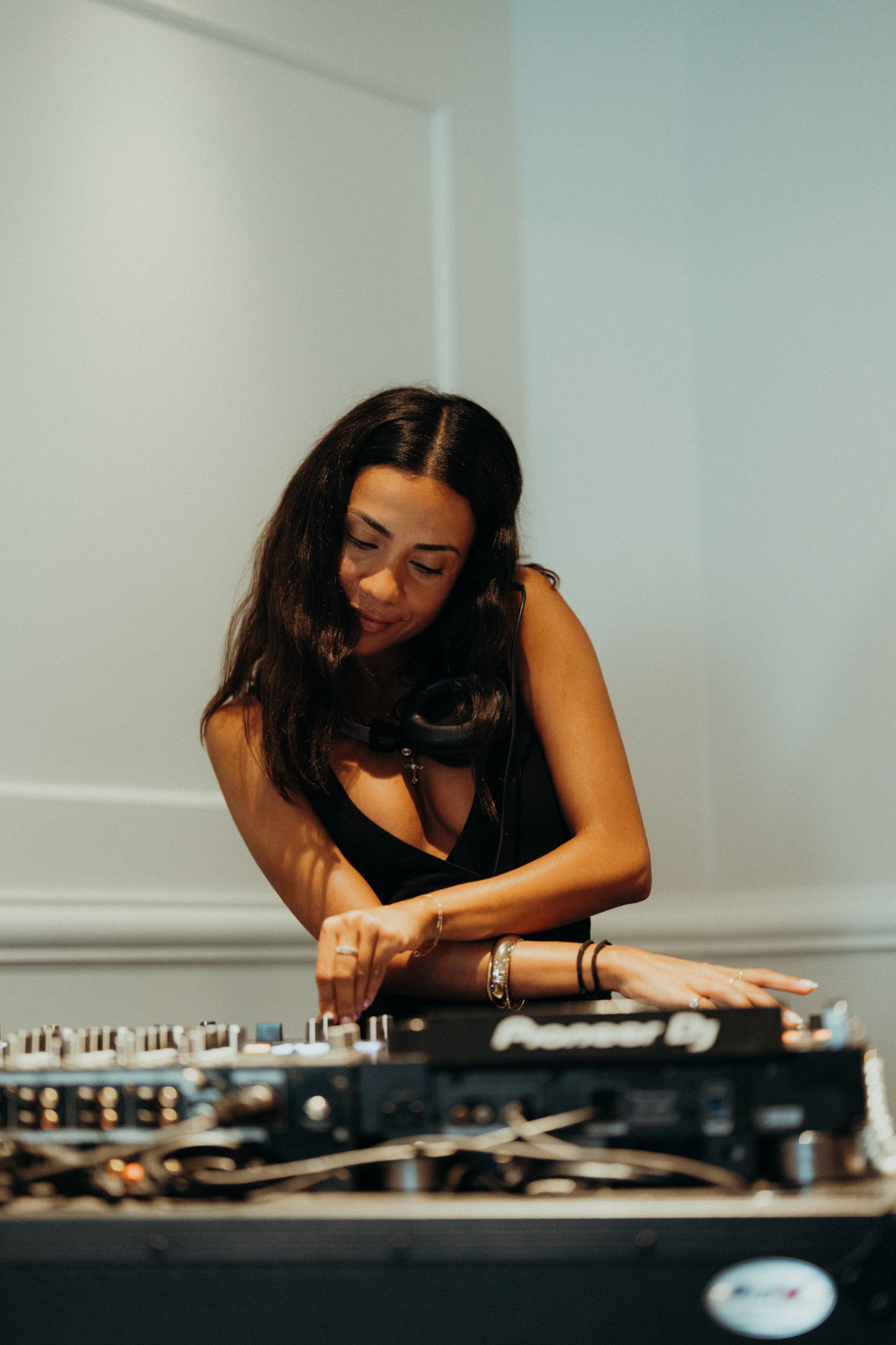 DJ performing at a private event at Vogue Hôtel Montréal in downtown Montréal