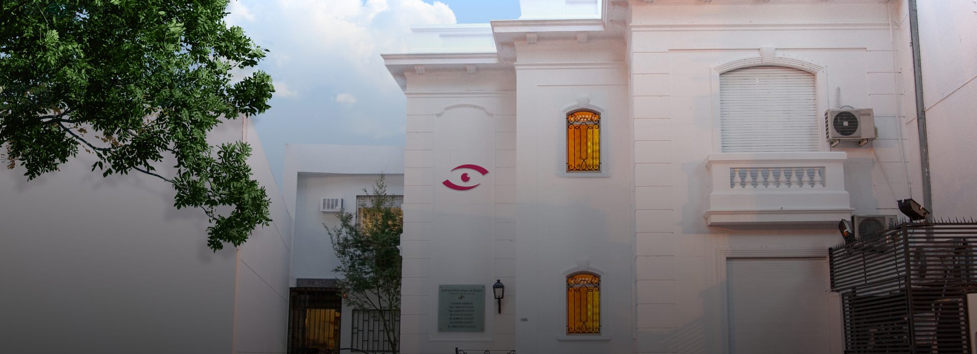 Fachada del Instituto Oftalmológico de Rosario, sede Dres. Gallo - Dra. Cena