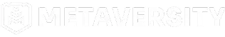Metaversity logo with stylized shield and bold uppercase text.