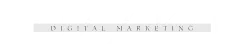Black capital letters spelling DIGITAL MARKETING on a white checkered background.