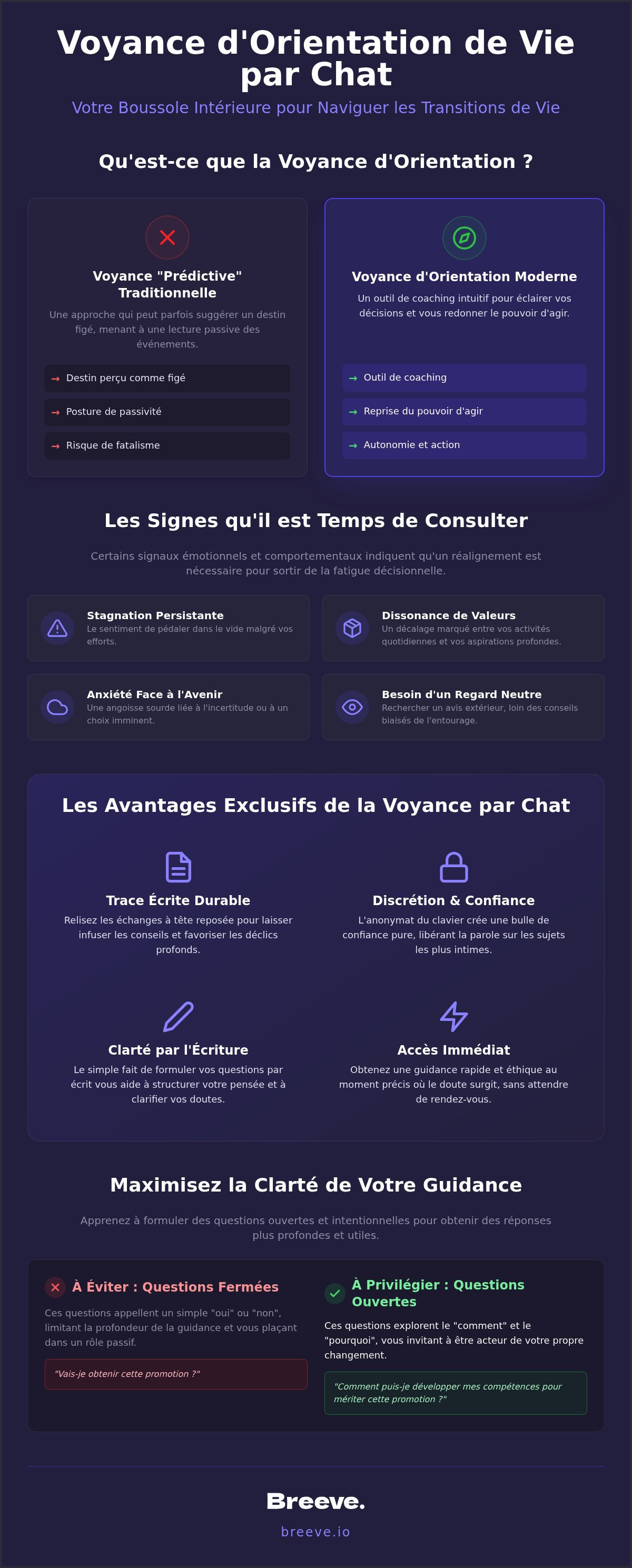 Voyance orientation de vie