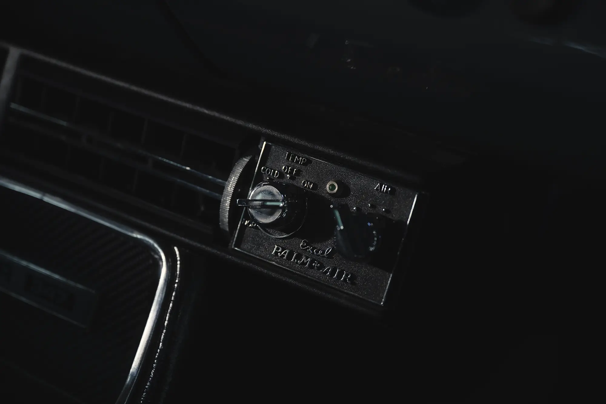 Dash panel on the inside of an XR 347.