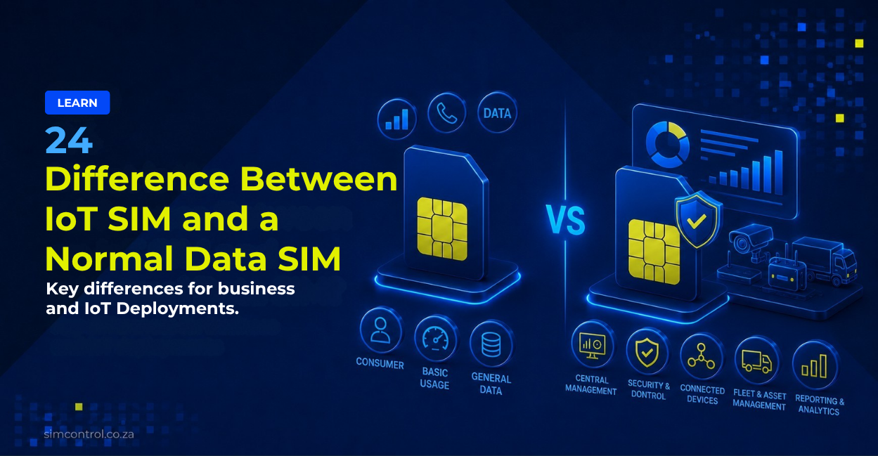 Difference Between IoT SIM and a Normal Data SIM