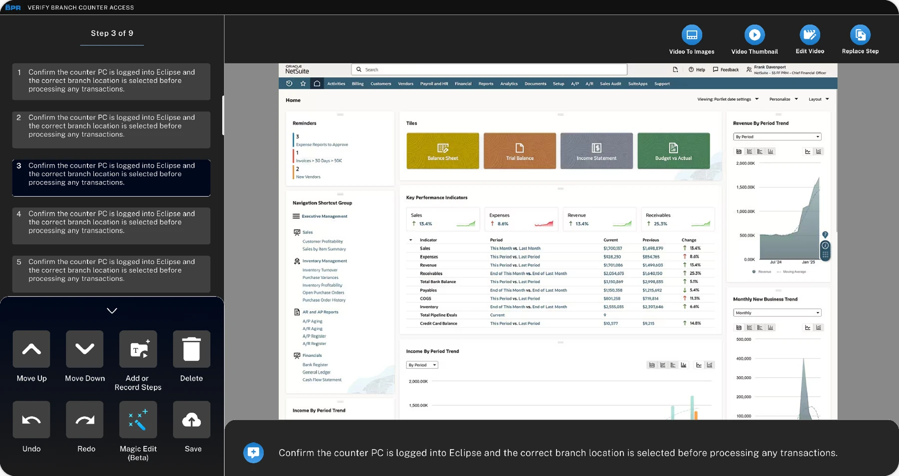 The BPR desktop app