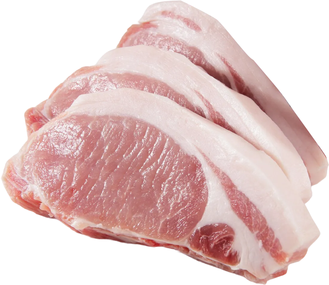 Premium pork cut selection