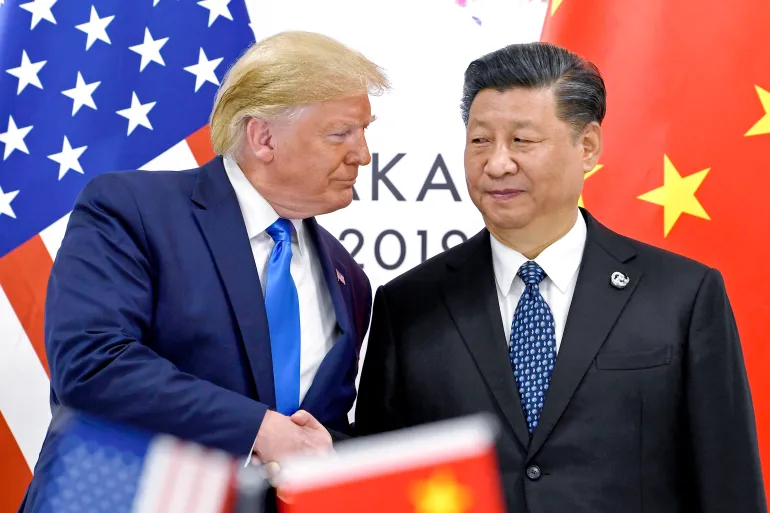 Donald Trump and Xi Jinping