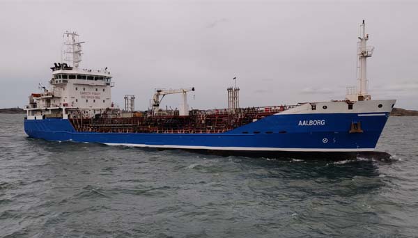 Aalborg underway
