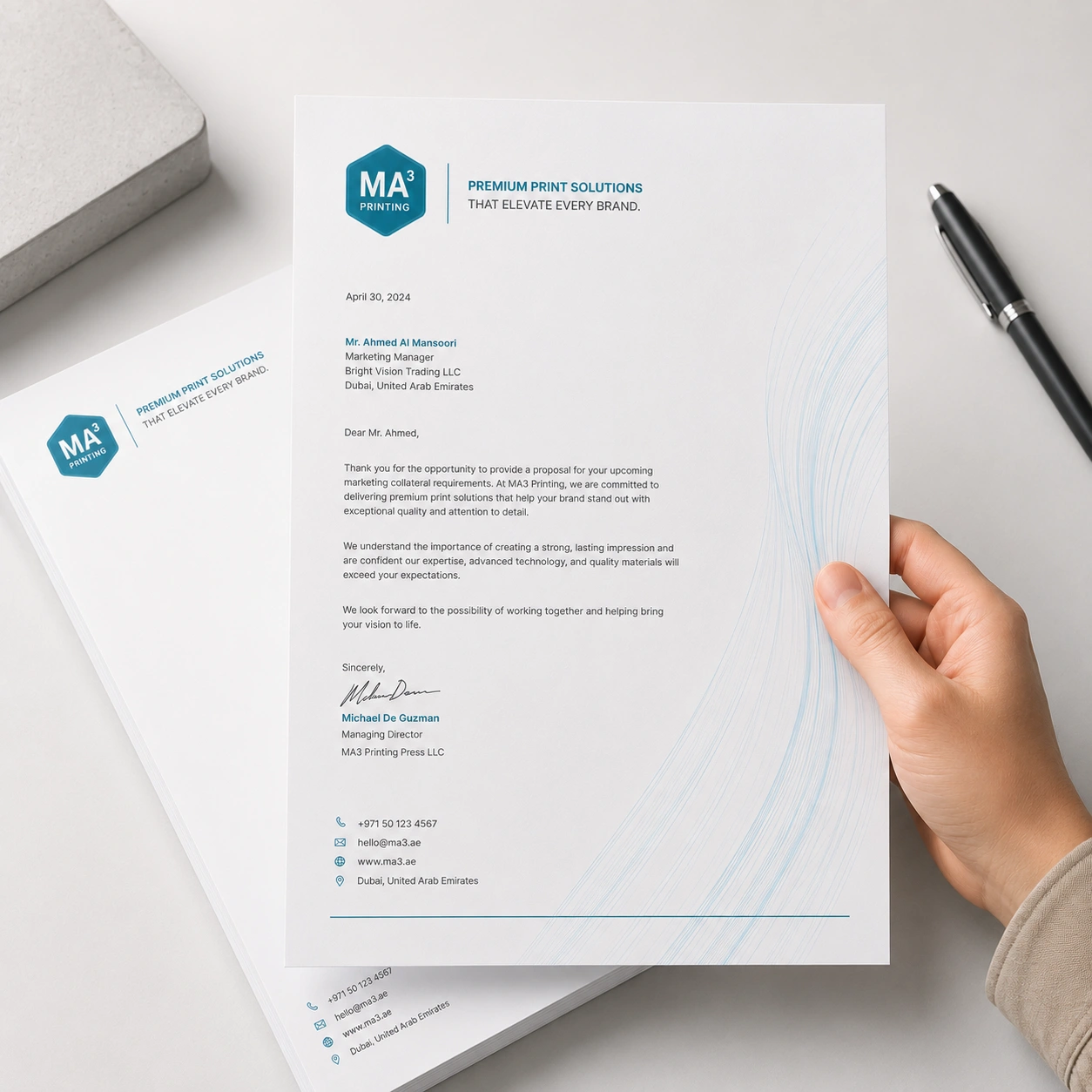 Premium Letter Head