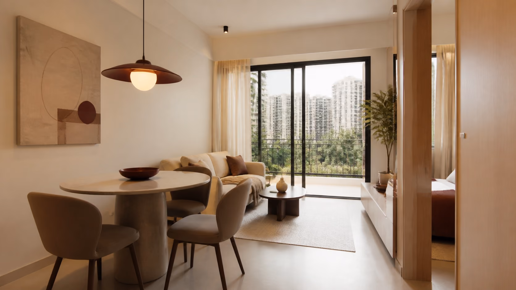 1-Bedroom + Study
