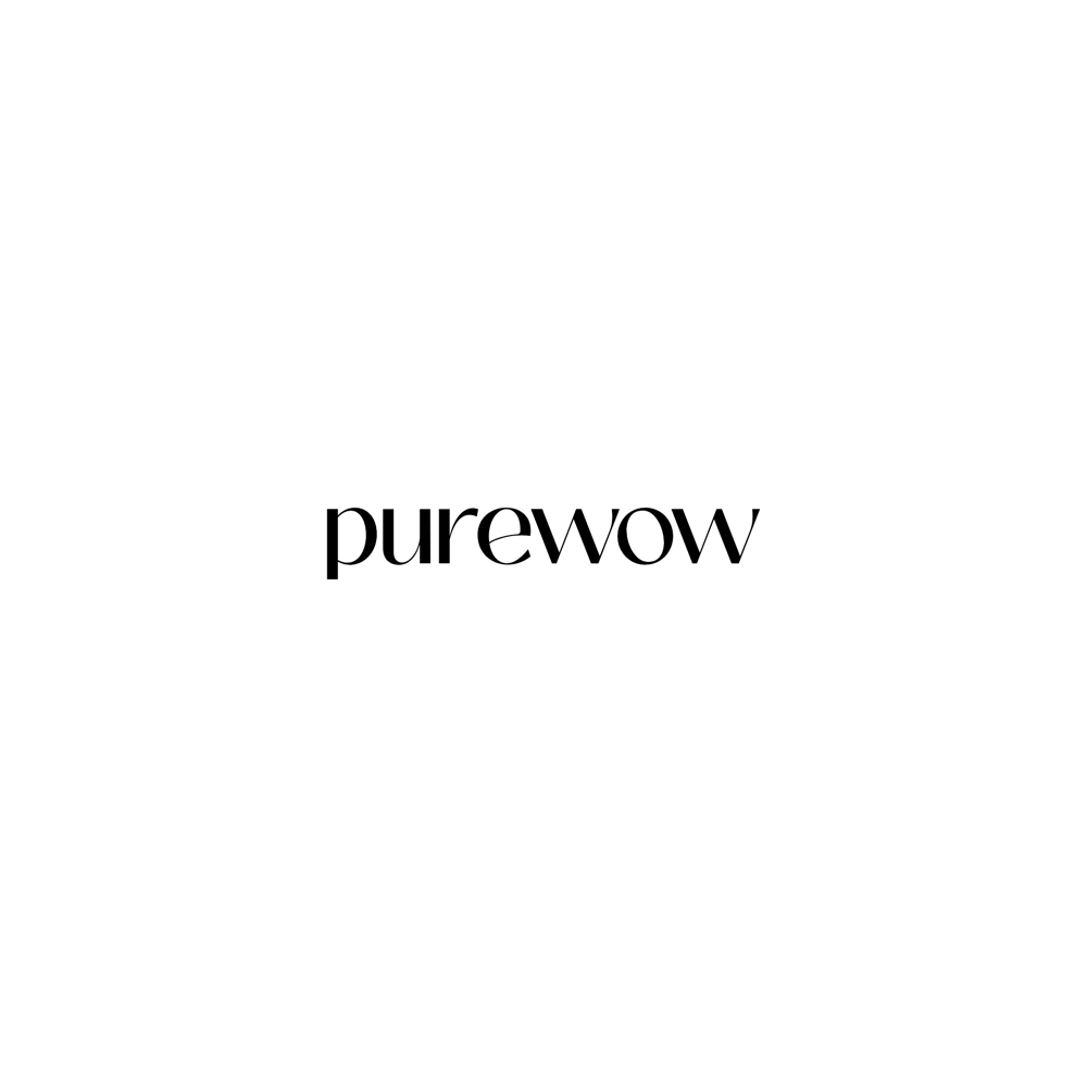 PureWow brand name in black stylized text on a white background.