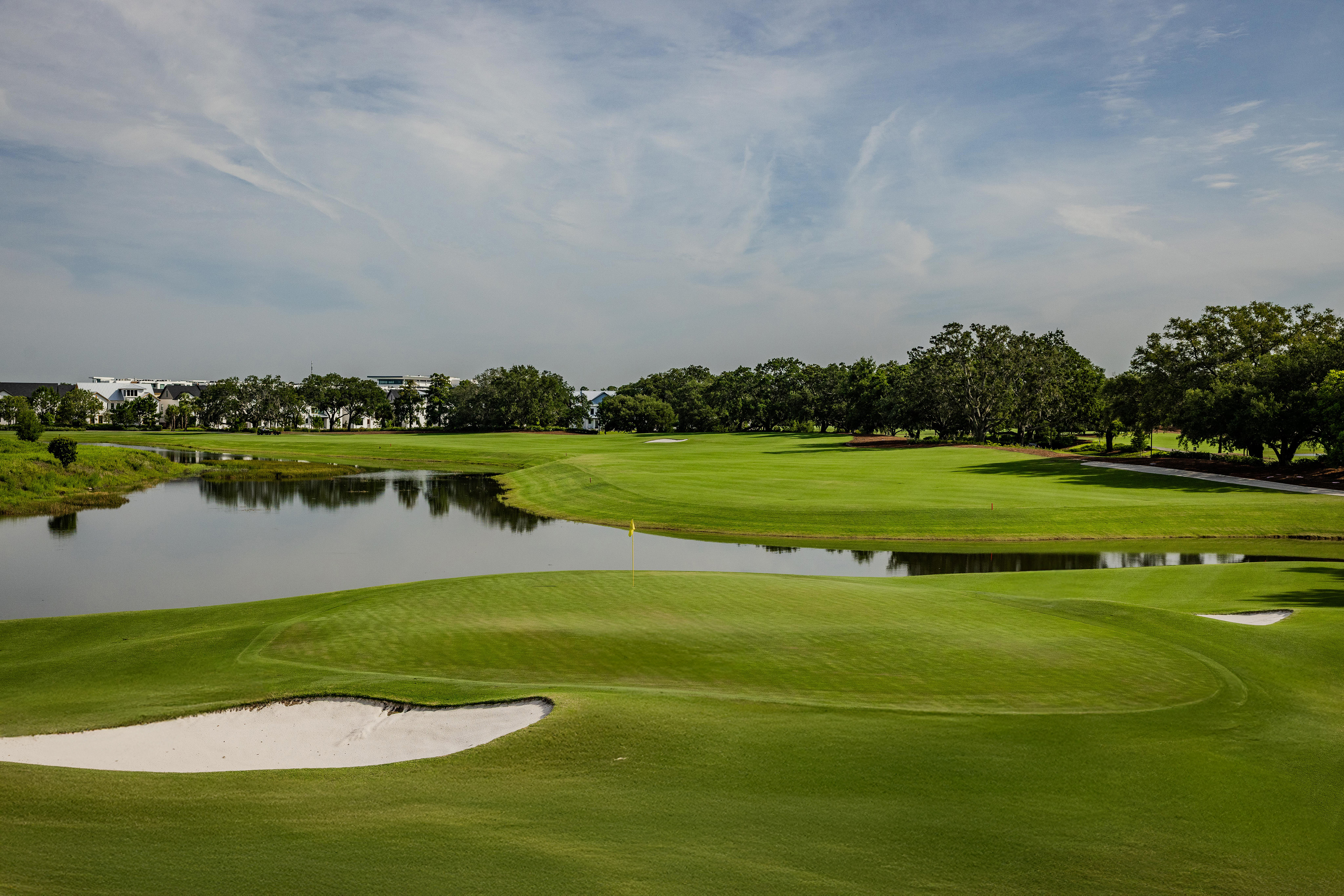 Cypress Hole 9 green alternate view