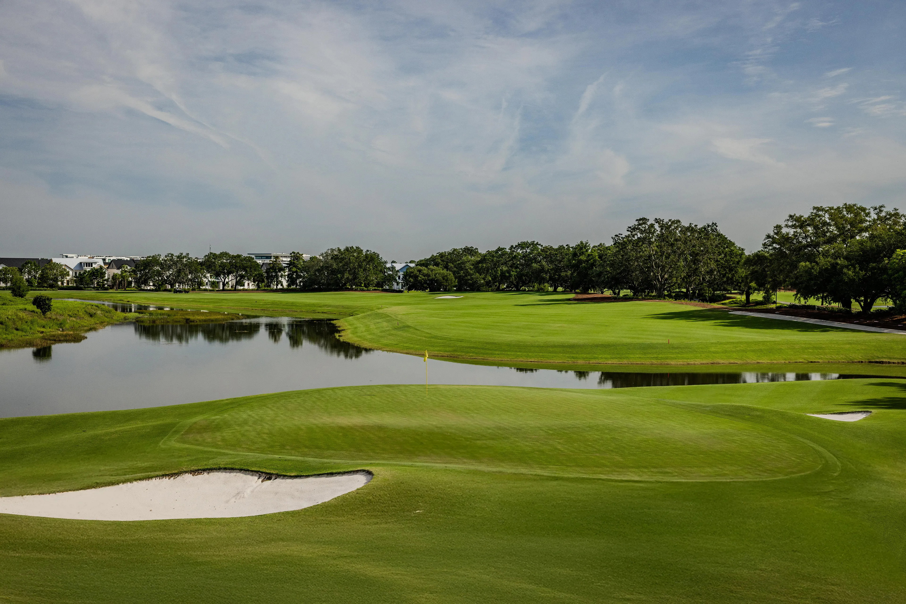 Cypress Hole 9 green alternate view