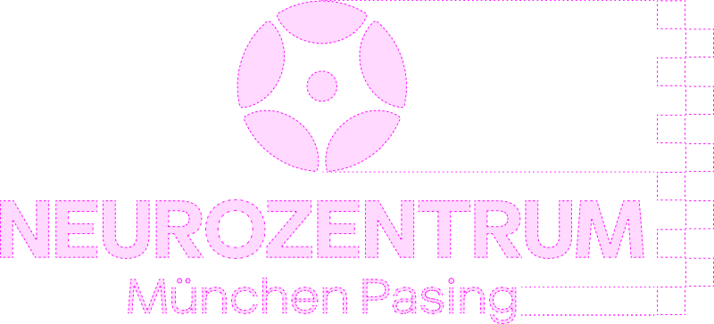 Konstruktion des Logos des Neurozentrum München Pasing