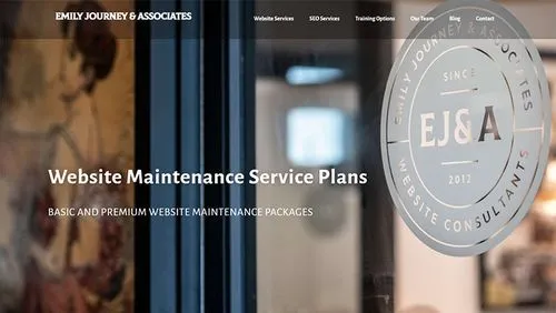 Emily Journey & Associates Website Maintenance Service Plans