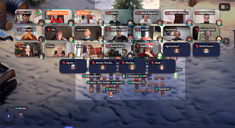 Xfive Xmas Online party