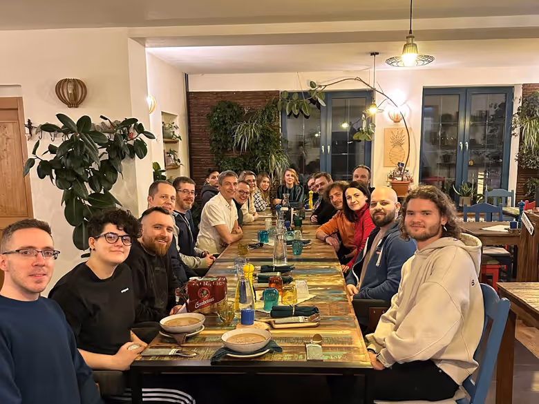 A dinner at Burina hotel.