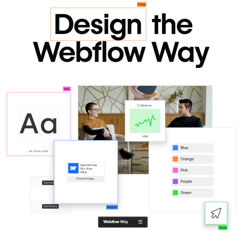 Screenshot of Webflow Way website