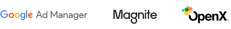 Google Ad Manager, Magnite, OpenX