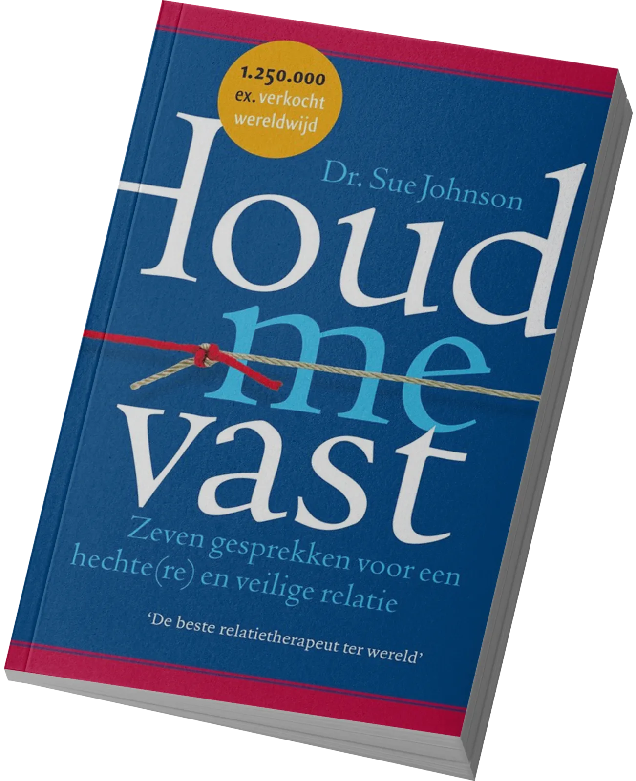 Boek Houd me vast van Dr. Sue Johnson, de basis van EFT-relatiecounseling bij Voordeliefde