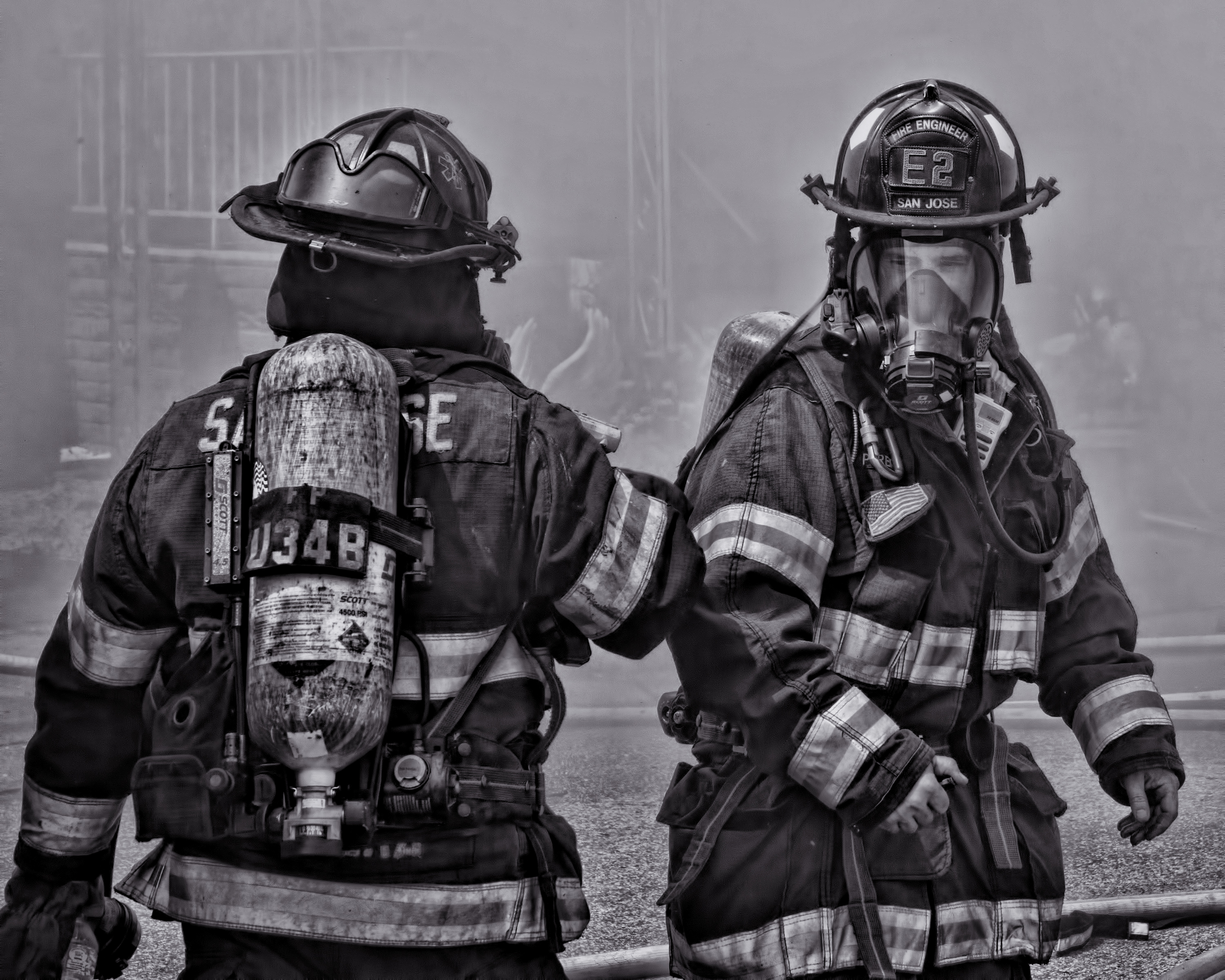 San Jose Firefighters community photo featured on the homepage