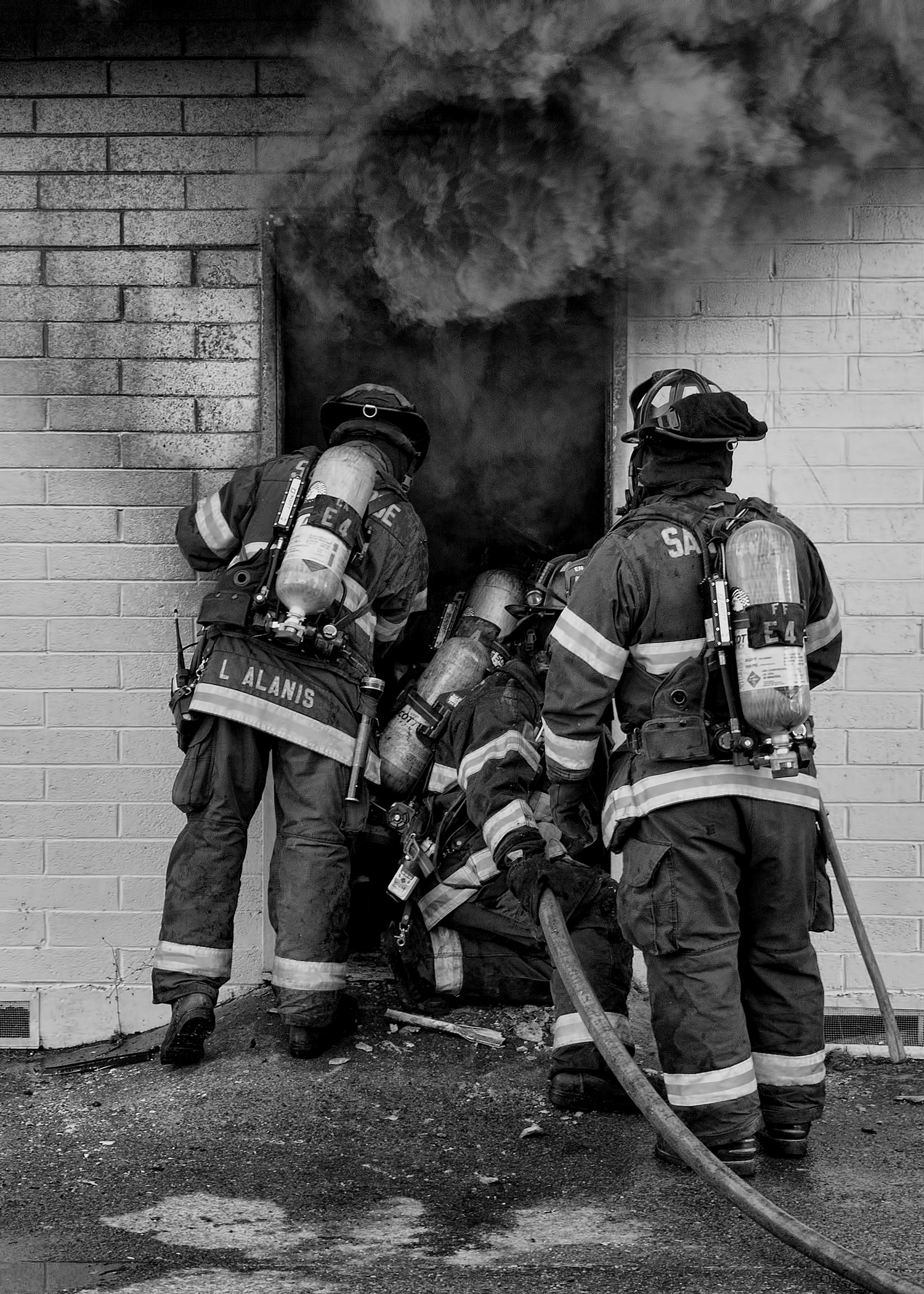 San Jose Firefighters photo featured in the homepage image slider