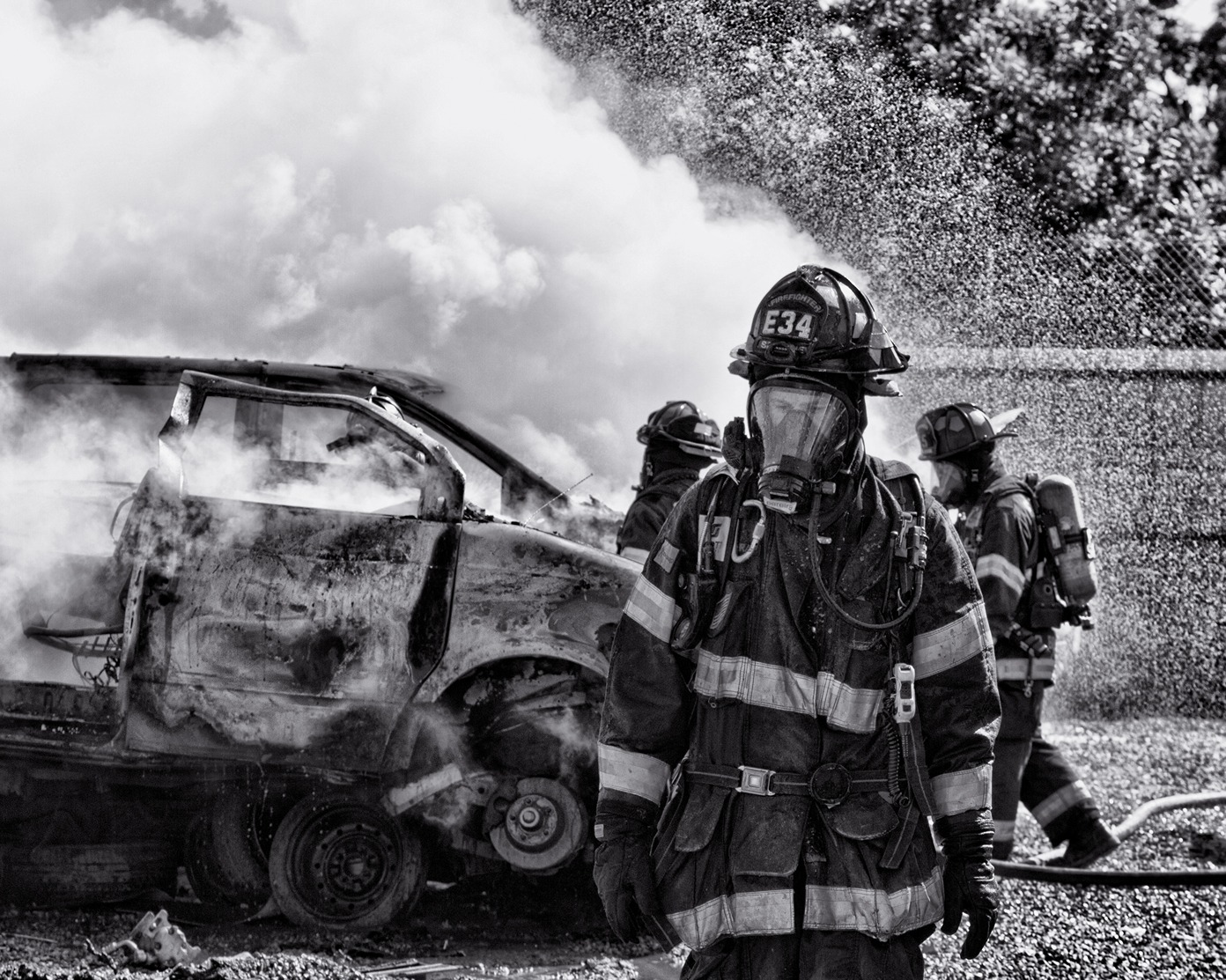 San Jose Firefighters photo featured in the homepage image slider