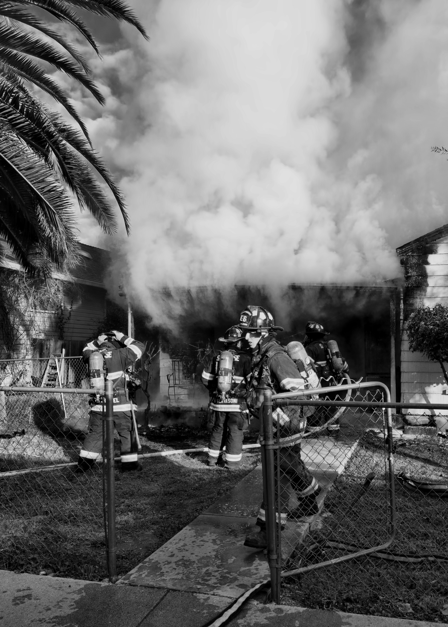 Historical photo of San Jose Firefighters from the union's history