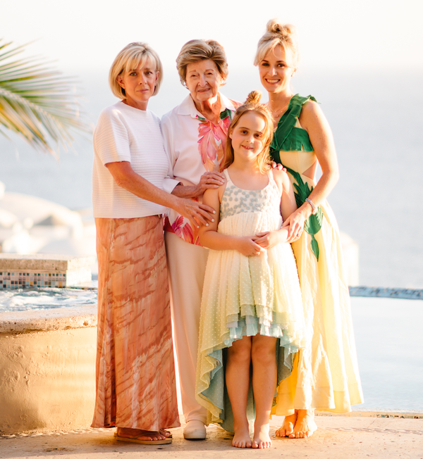 Dr. Lauren Leavitt with her grandmother, Billie Jean Reed, and her mother and daughter