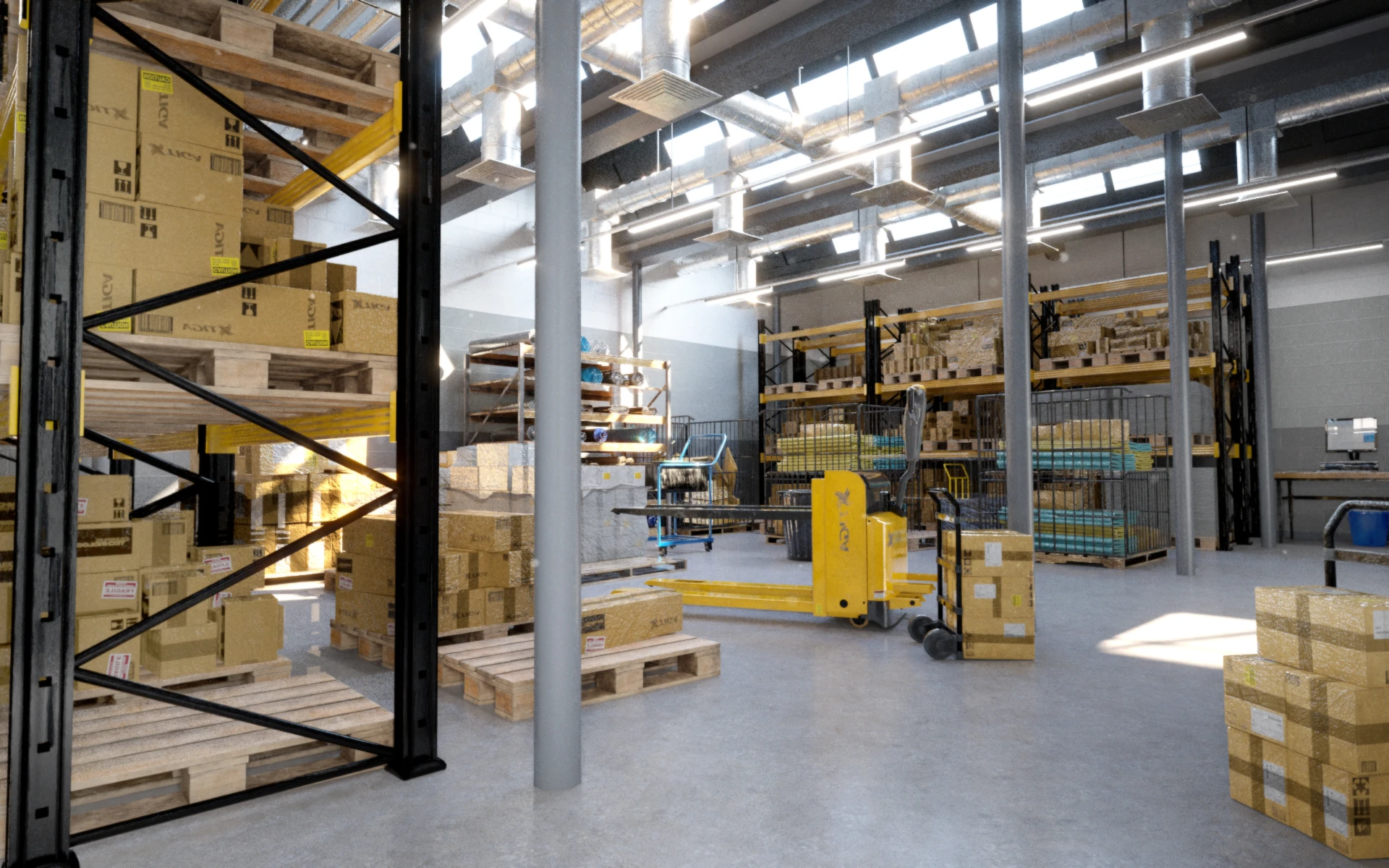Industrial Warehouse Interior
