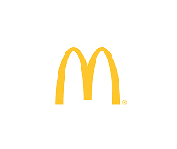 McDonald's golden arches logo on a black background.