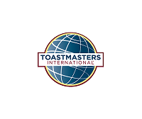 Toastmasters International logo with a globe and text banner.