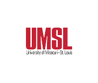 UMSL logo with red block letters and text University of Missouri–St. Louis below.