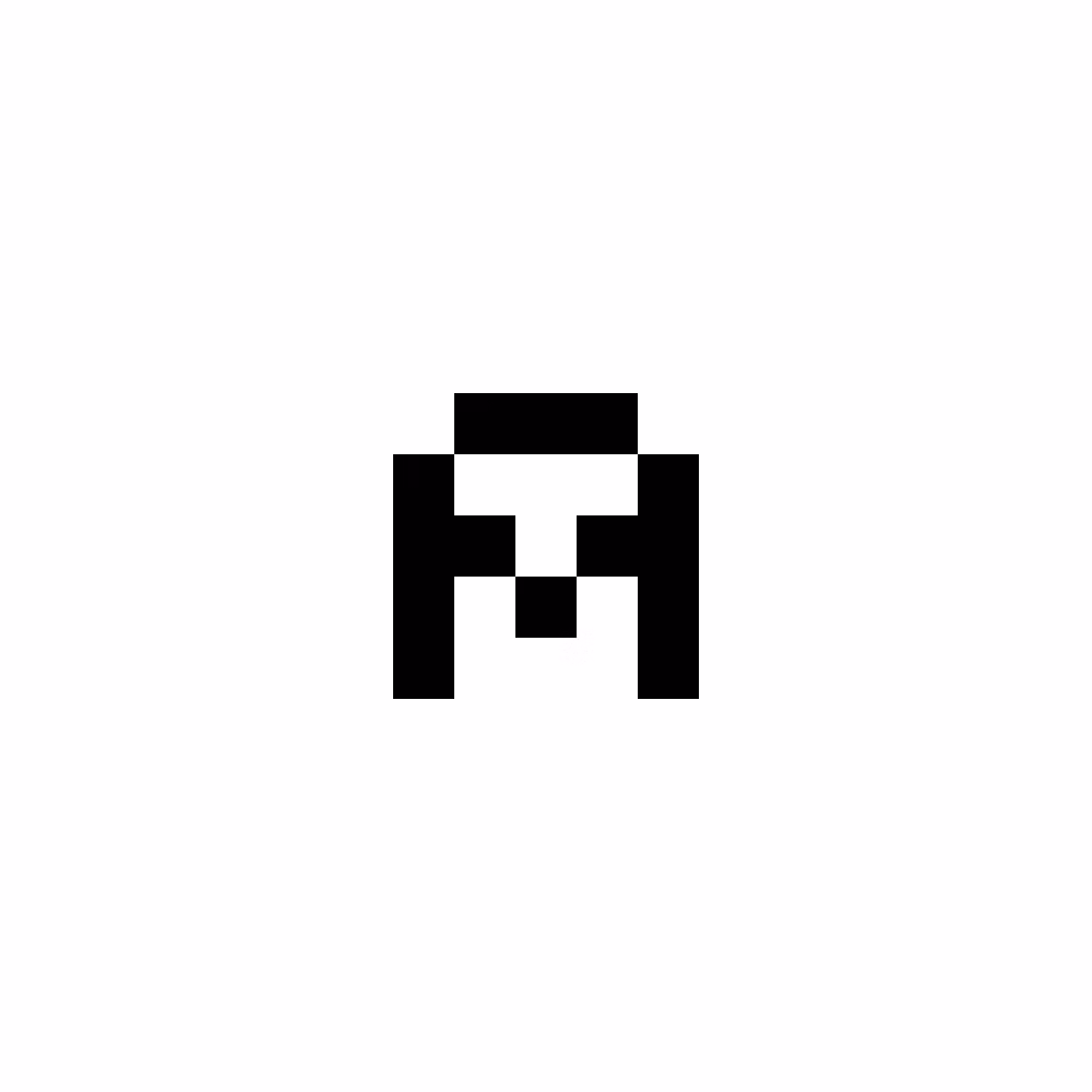 A LazyType font called LT Davey: Black pixelated and glitched letter A on a white background.