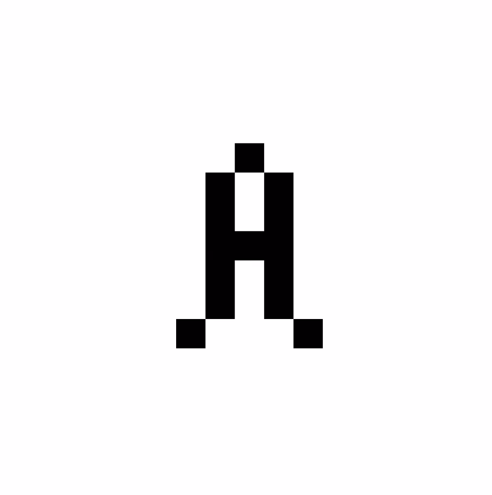 LazyType Font - Letter A in Robbie
