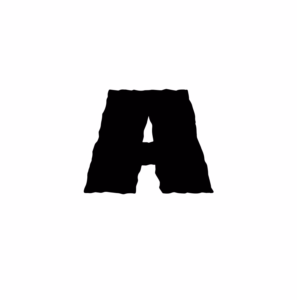 LazyType Font - Letter A in Richie