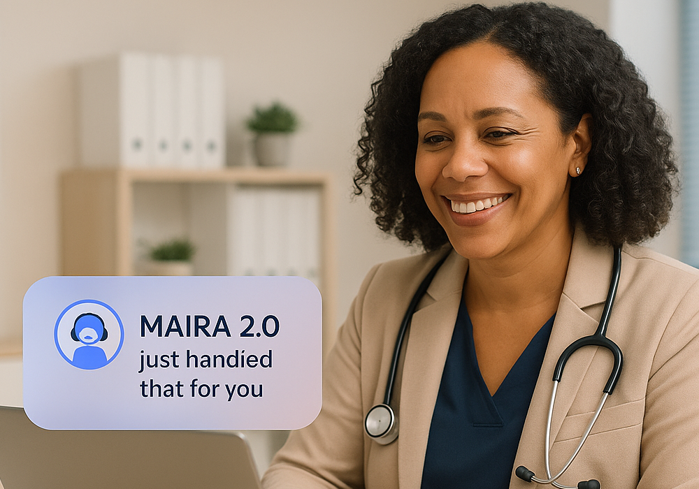 Meet MAIRA 2.0: Your Newest (and Most Reliable) Front Office Team Member