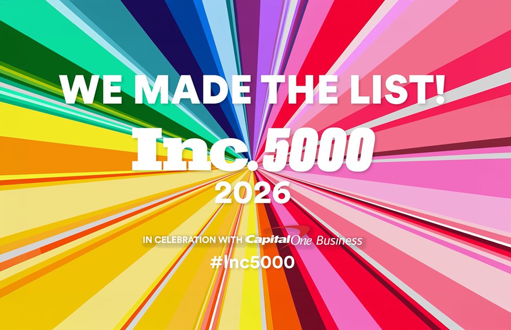 We made the list - Inc. 5000 2026 announcement graphic