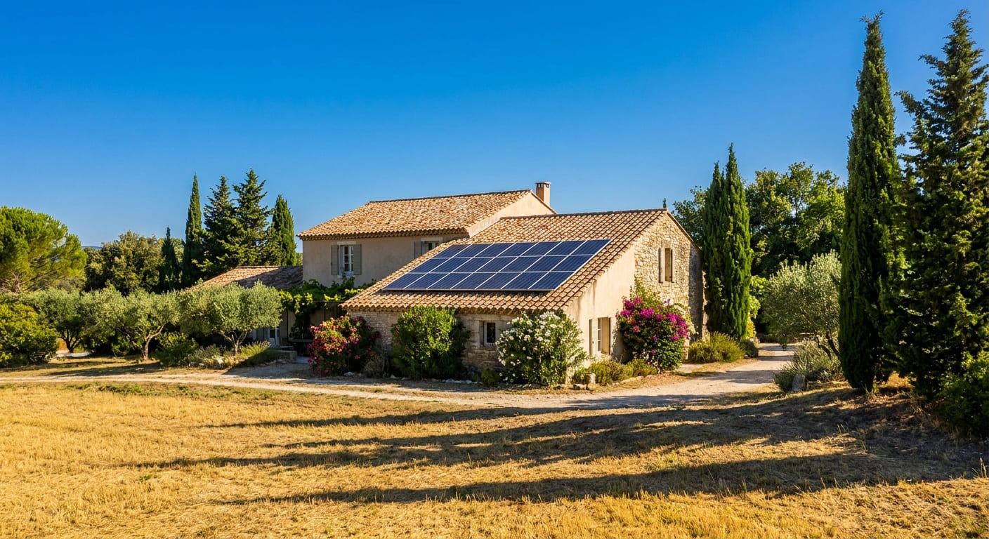 Panneaux solaires photovoltaïques installés par Solea dans l'Hérault