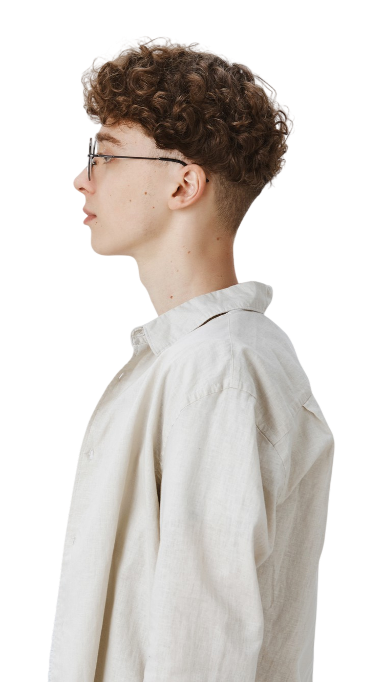Student in profile
