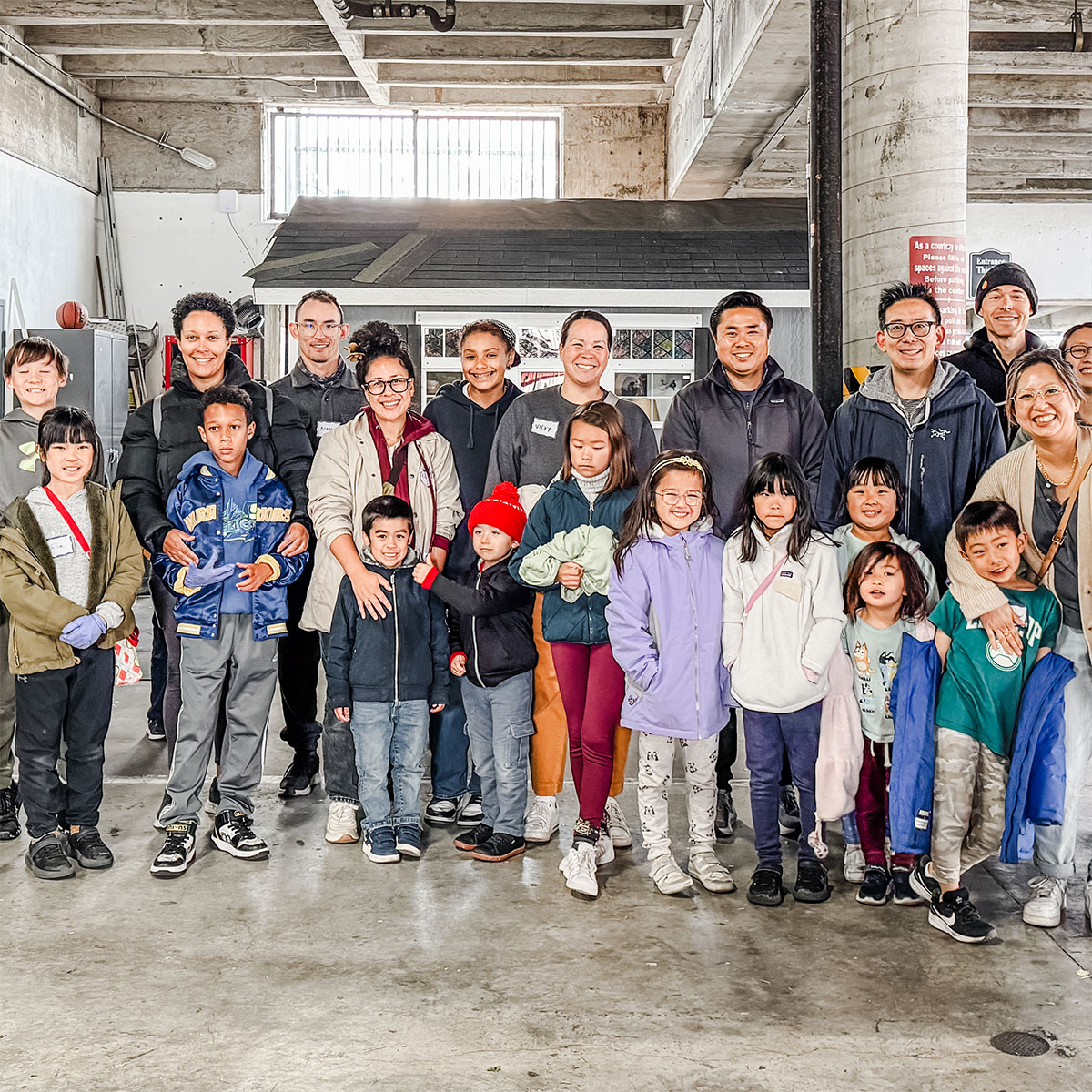 Parents and students at Donum Dei