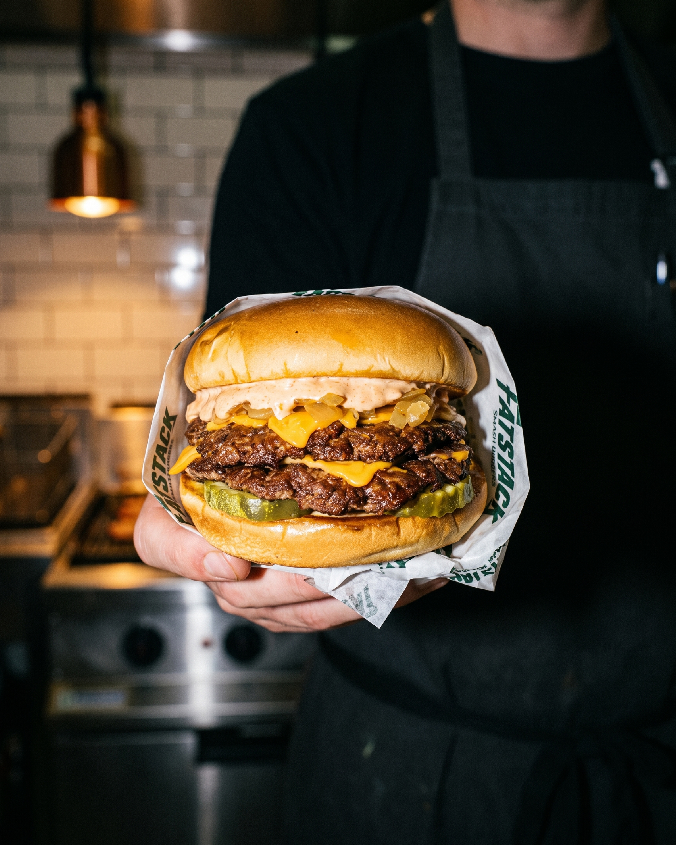 Fat Stack double smash burger