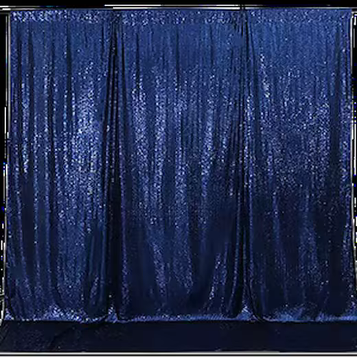 Navy blue photo booth backdrop