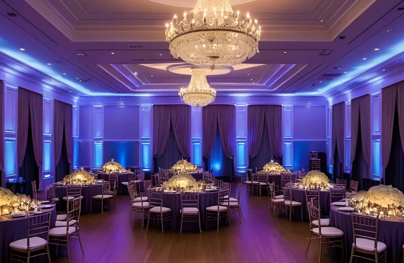 Wedding uplighting