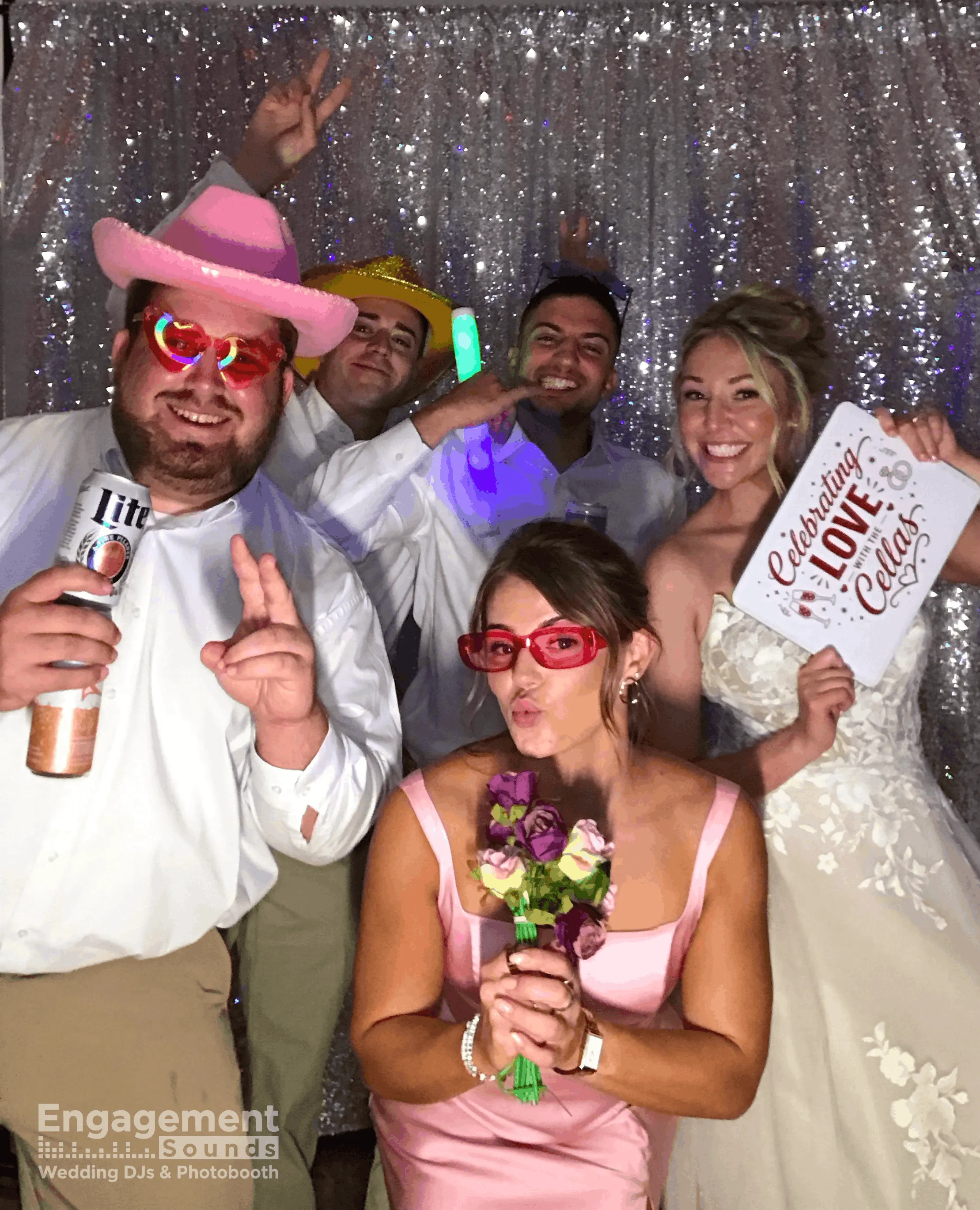 Guests enjoying the photo booth
