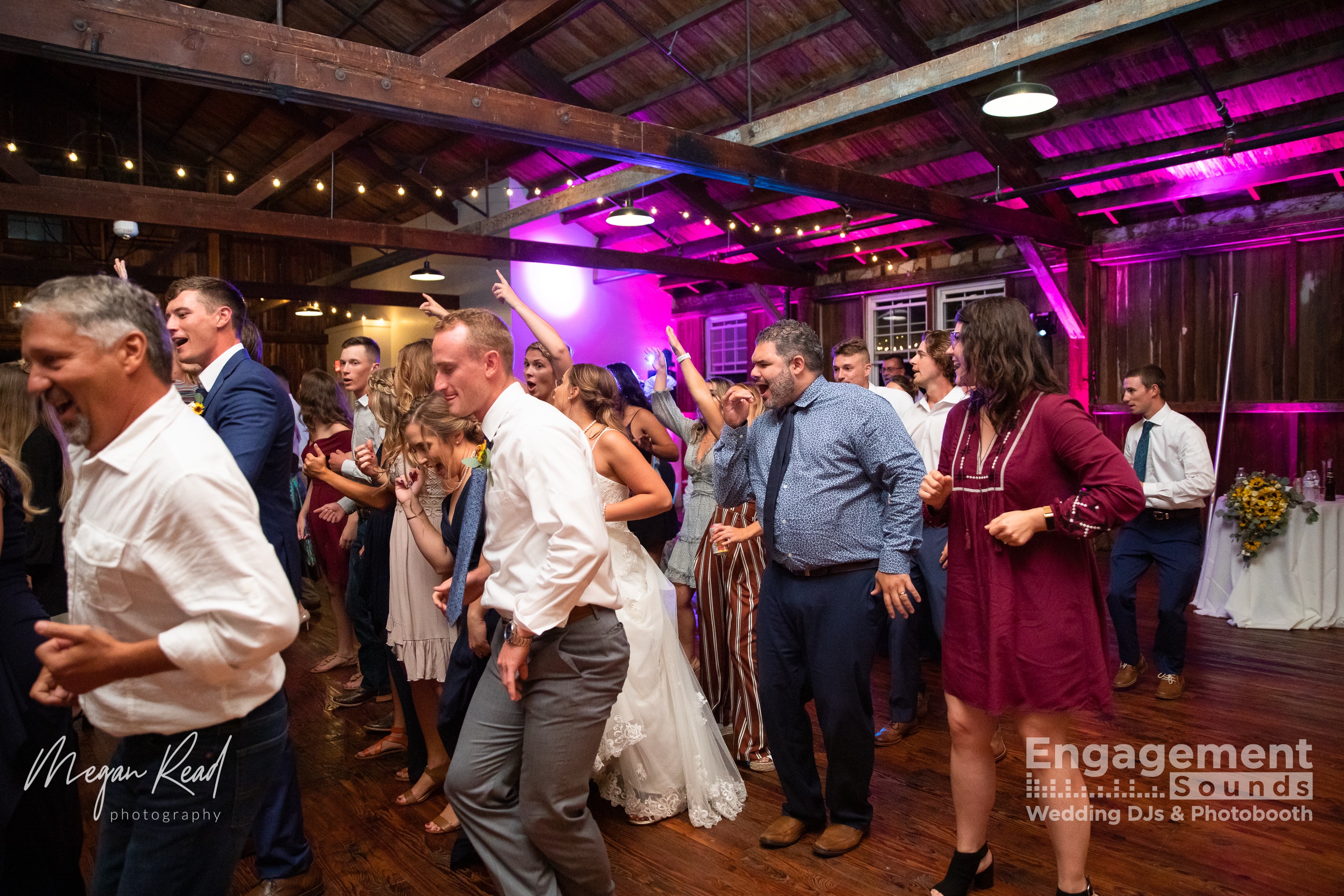 Wedding reception at a historic Bethlehem, PA venue