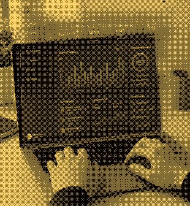 a laptop showing a dashboard1